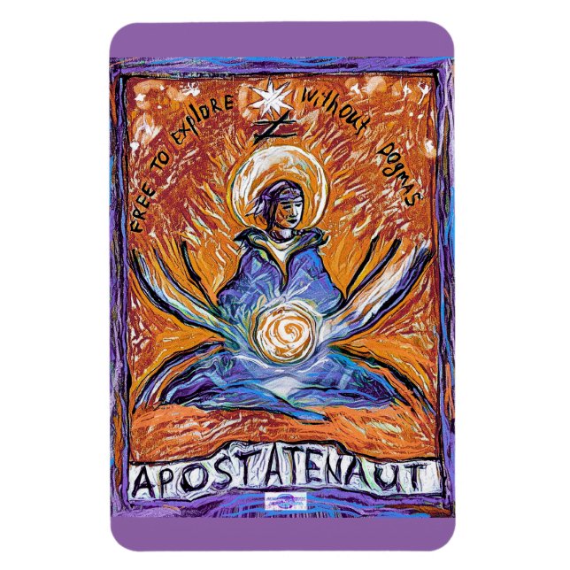 Imán Apostatenaut - explorar sin dogmas (Vertical)