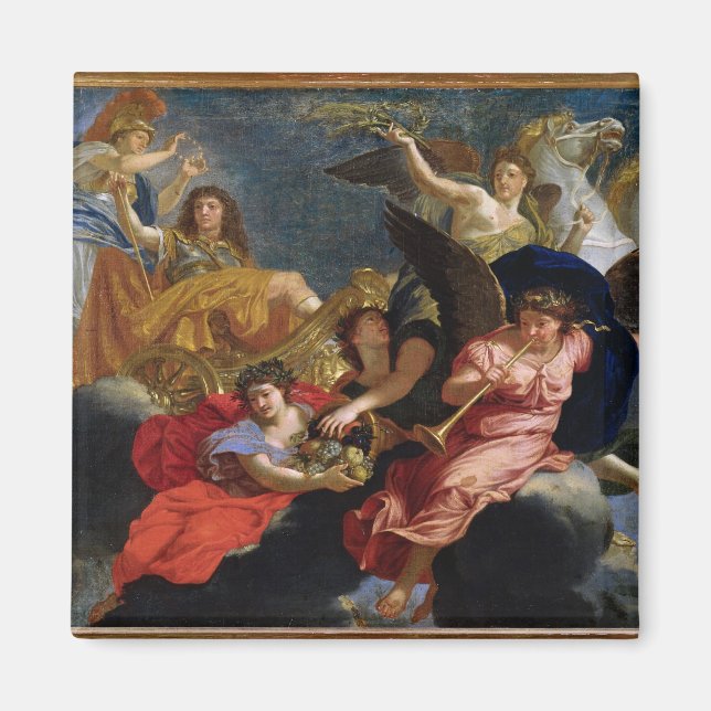 Imán Apoteosis del Rey Luis XIV de Francia (Frente)