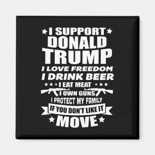 Imán Apoya a Donald Trump Amo la libertad y bebo cervez