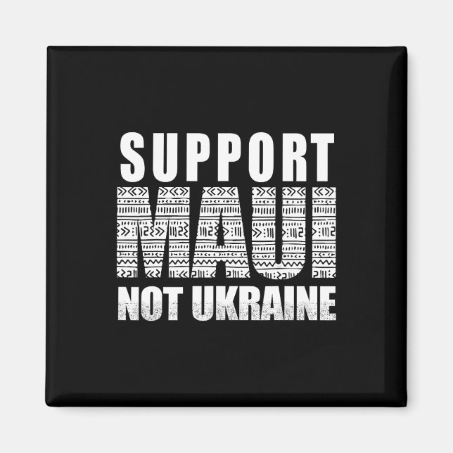 Imán Apoya a Maui No a Ucrania  (Frente)