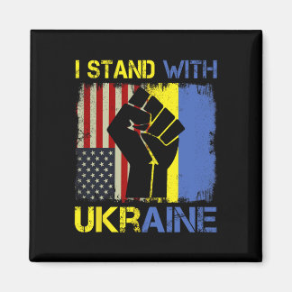 Imán Apoya a Ucrania Yo Estoy Con Ucrania Bandera Ucran