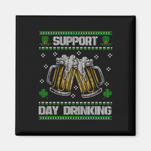Imán Apoya el día de beber feo divertido St. Patricks D