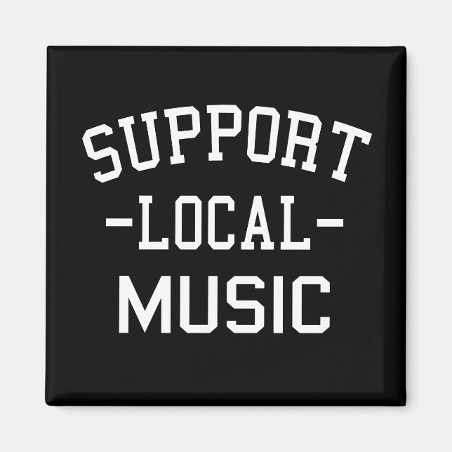 Imán Apoya la Música Local (Frente)