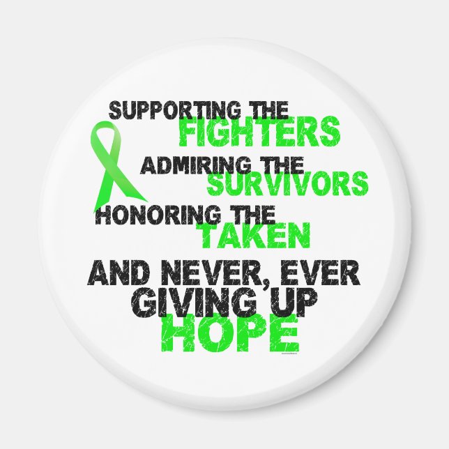 Imán Apoyando la admiración hacia el honor 3 LYMPHOMA (Frente)