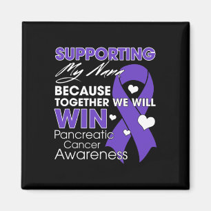 Imán Apoyando la concienciación sobre el cáncer de pánc