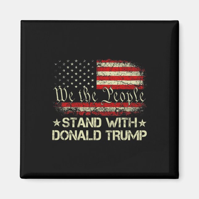 Imán Apoyar a Donald Trump y apoyar a Trump (Frente)