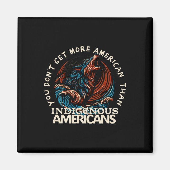 Imán Apoyar a los nativos americanos (Frente)