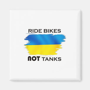 Imán Apoyar a los ucranianos Camisetas de la bandera de