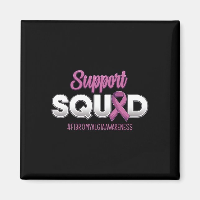 Imán Apoyar a Squad Fibromialgia Guerrero De Conciencia (Frente)