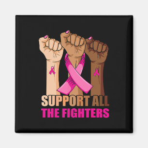 Imán Apoyar a todos los luchadores Cáncer de Mama Cinta