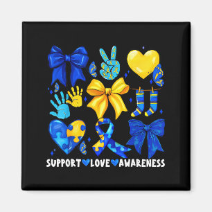 Imán Apoyar conciencia del amor 321 día del síndrome de