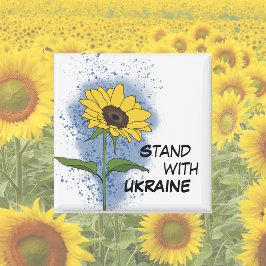 Imán Apoyar el girasol de Ucrania