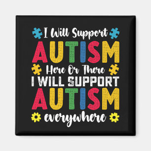 Imán Apoyaré el autismo aquí o allá autista