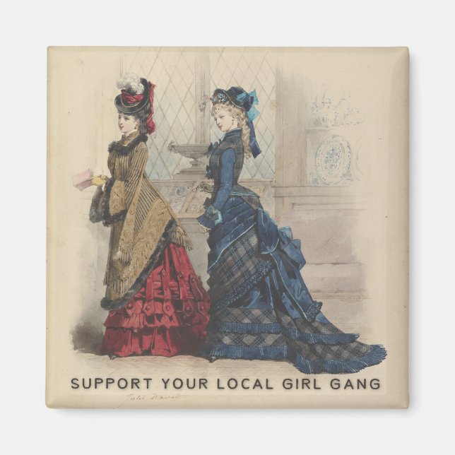 Imán Apoye a su grupo de Chicas local (Frente)