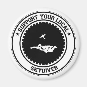 Imán Apoye a su Skydiver local