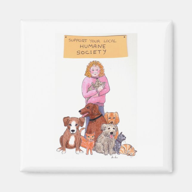 Imán Apoye a su sociedad humana local (Frente)