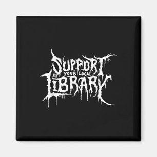 Imán Apoye el diseño de la librería de horror de su bib