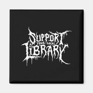 Imán Apoye el diseño de la librería de horror de su bib
