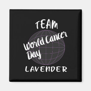 Imán Apoyo a las supervivientes del cáncer Día Mundial 