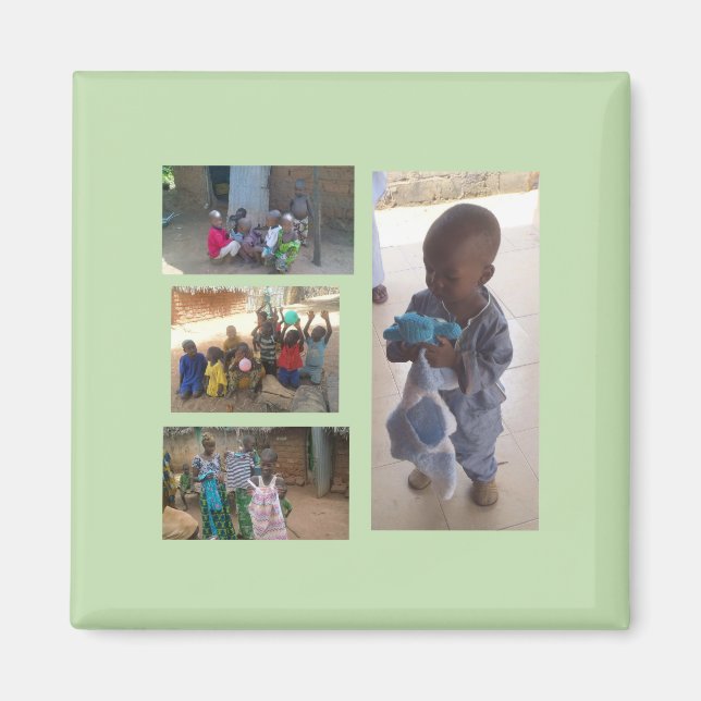 Imán Apoyo a los niños de las aldeas Batti (Frente)