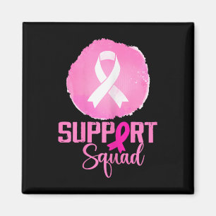 Imán Apoyo a Squad Pink Support Squad Breve Cancer Awa