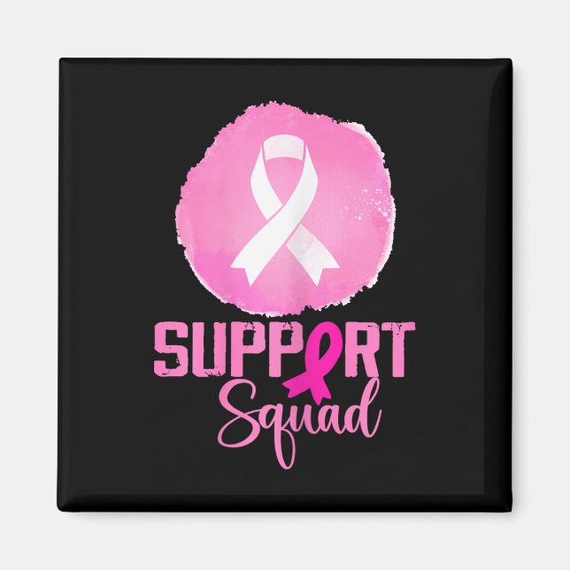 Imán Apoyo a Squad Pink Support Squad Breve Cancer Awa (Frente)