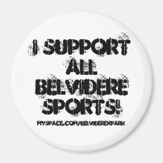 Imán ¡Apoyo a TODOS los deportes de Belvidere!, myspace