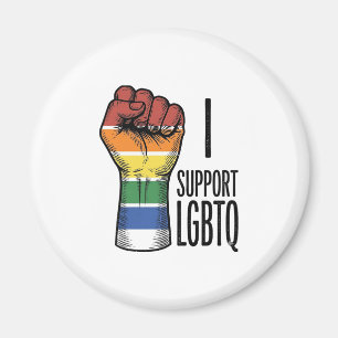 Imán Apoyo el diseño de camiseta de puño orgulloso vint
