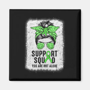 Imán Apoyo Squad Messy Bun Warrior Green Mental Healt