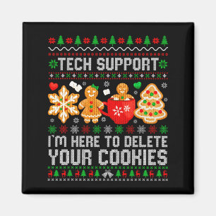 Imán Apoyo Técnico De Navidad Aquí Para Eliminar Cookie