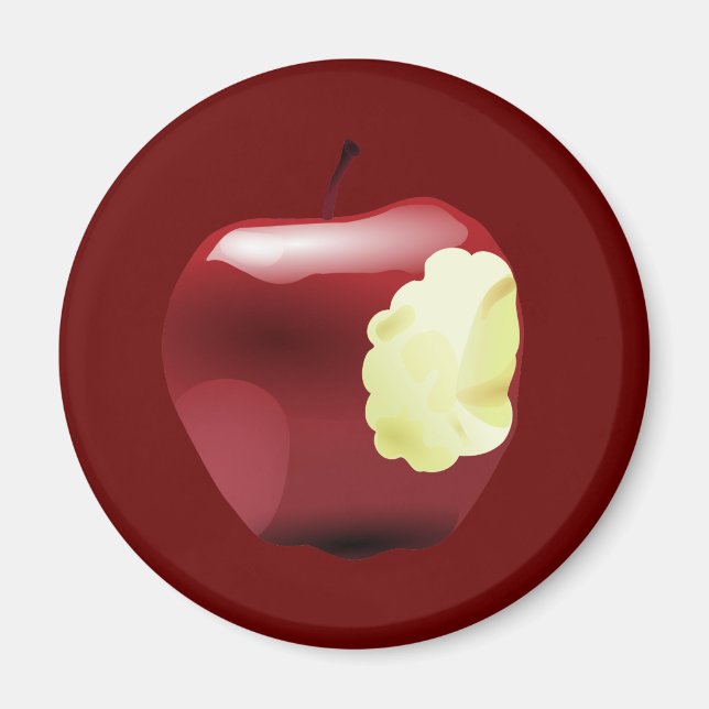 Imán Apple Bitten (Frente)