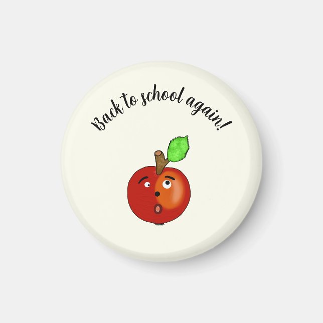 Imán Apple de vuelta a la escuela (Frente)