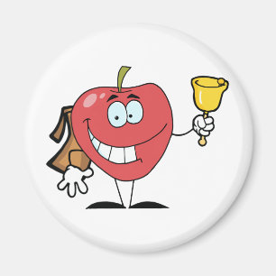 Imán Apple feliz que suena una Bell para de nuevo a la