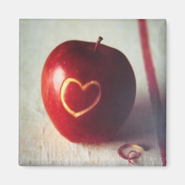 Imán Apple Heart Magnet (Frente)