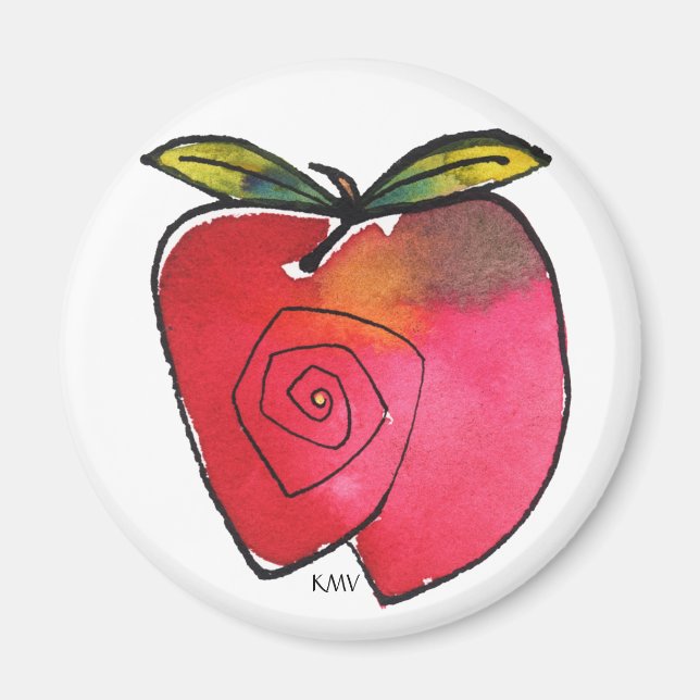 Imán Apple Magnet, redonda (Frente)