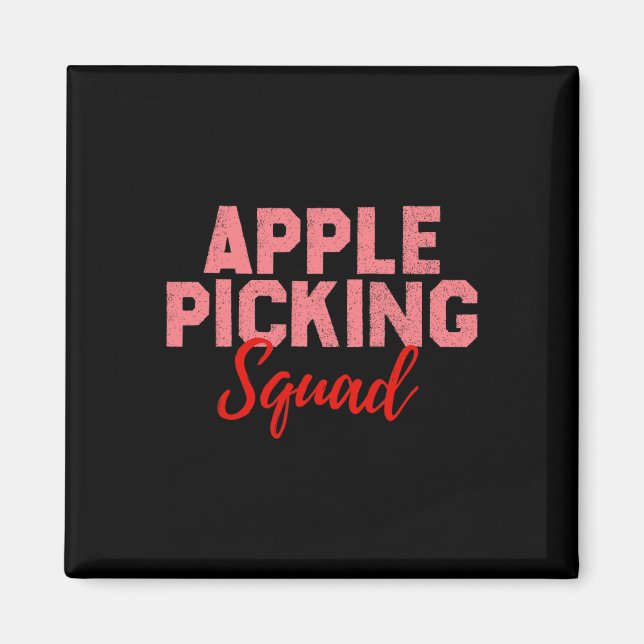 Imán Apple Picking Crew Apple Picking Outfit Apple Pick (Frente)
