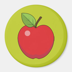 Imán Apple Rojo