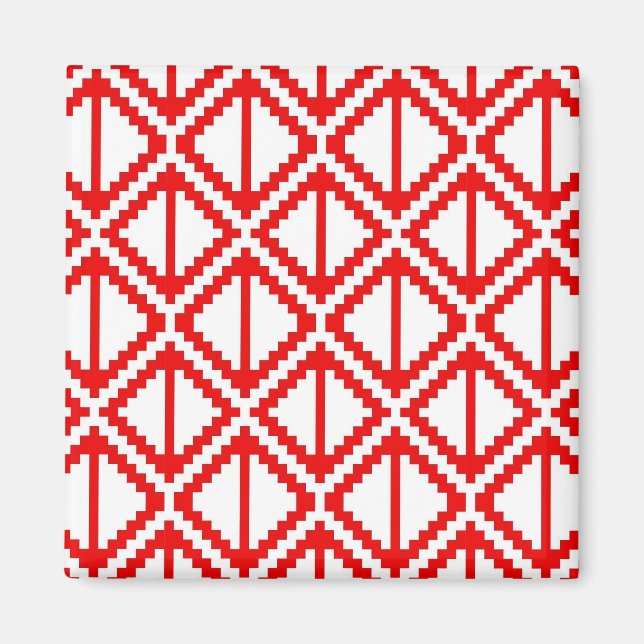 imán "Apple Slice" - rojo (Frente)