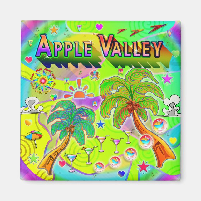 Imán Apple Valley Mind Focus Magnet (Frente)