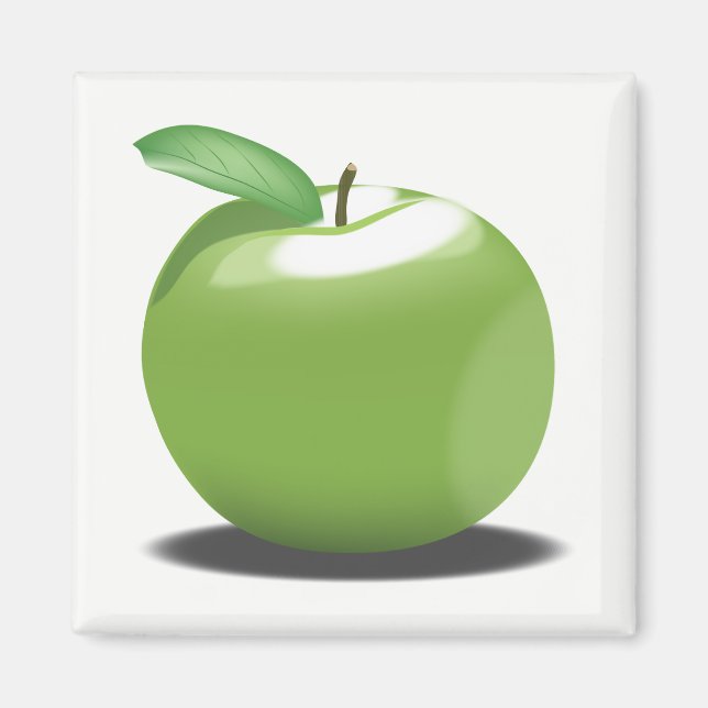 Imán Apple verde (Frente)