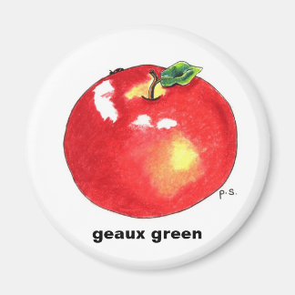 Imán Apple, verde geaux