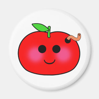 Imán Apple y gusano