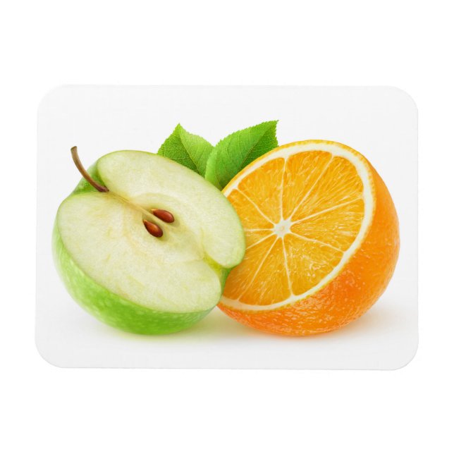 Imán Apple y naranja (Horizontal)
