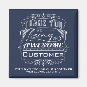 Imán Apreciación Del Cliente Gracias Magnet