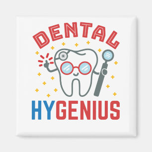 Imán Apreciación divertida del higienista Dental Hygeni