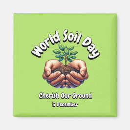 Imán Apreciar Nuestro Terreno. Día Mundial del Suelo (W