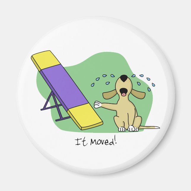 Imán Aprendiendo la agilidad del teatro (Frente)