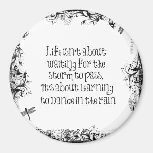 Imán Aprendizaje inspirador para bailar en la cita de l