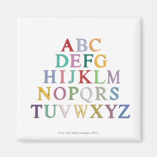Imán aprendizaje, letras, alfabeto