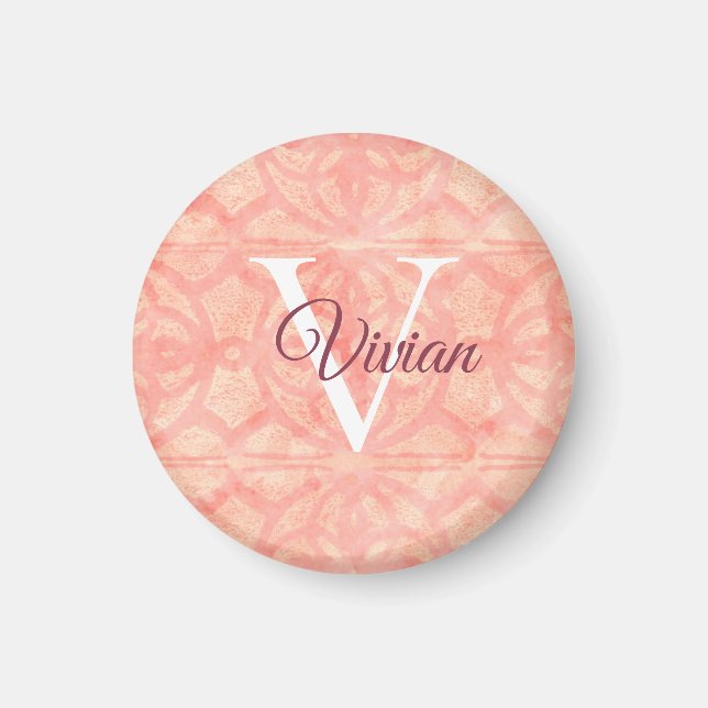 Imán Apricot Pink (Frente)